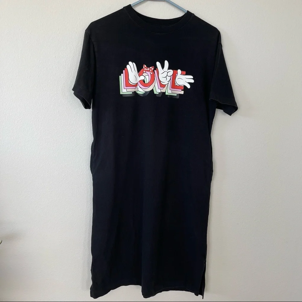 Uniqlo X Disney Minnie Collab T-Shirt Dress
